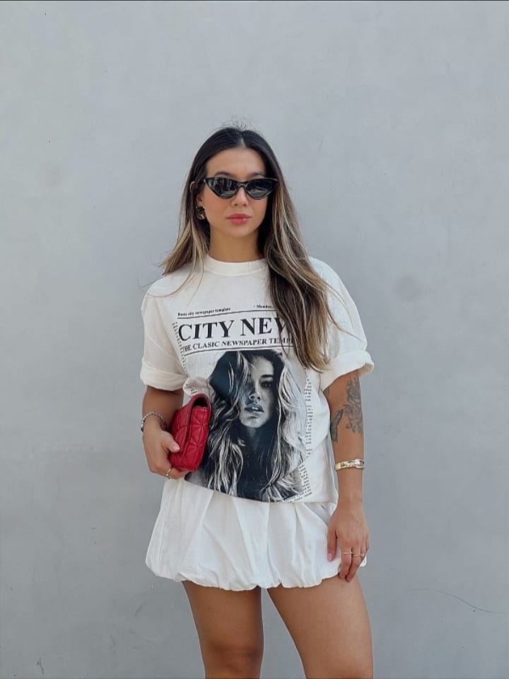 T-shirt Oversized City News